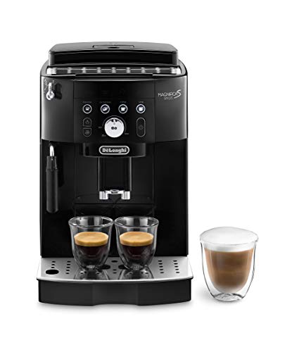 De'Longhi Magnifica S Smart Machine a Café Grain ECAM230.13.B, Machine Expresso et Cappuccino, 1.8L, 1450W, Noir [Exclusif Amazon]